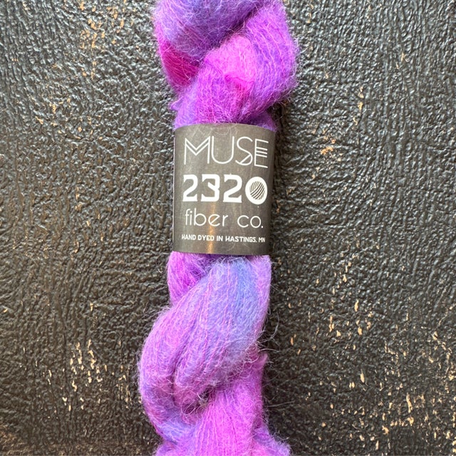 Egret - Baby Suri Alpaca/ Silk Laceweight | MUSE2320 Fiber Co. Egret - Baby Suri Alpaca/ Silk Laceweight | MUSE2320 Fiber Co.
